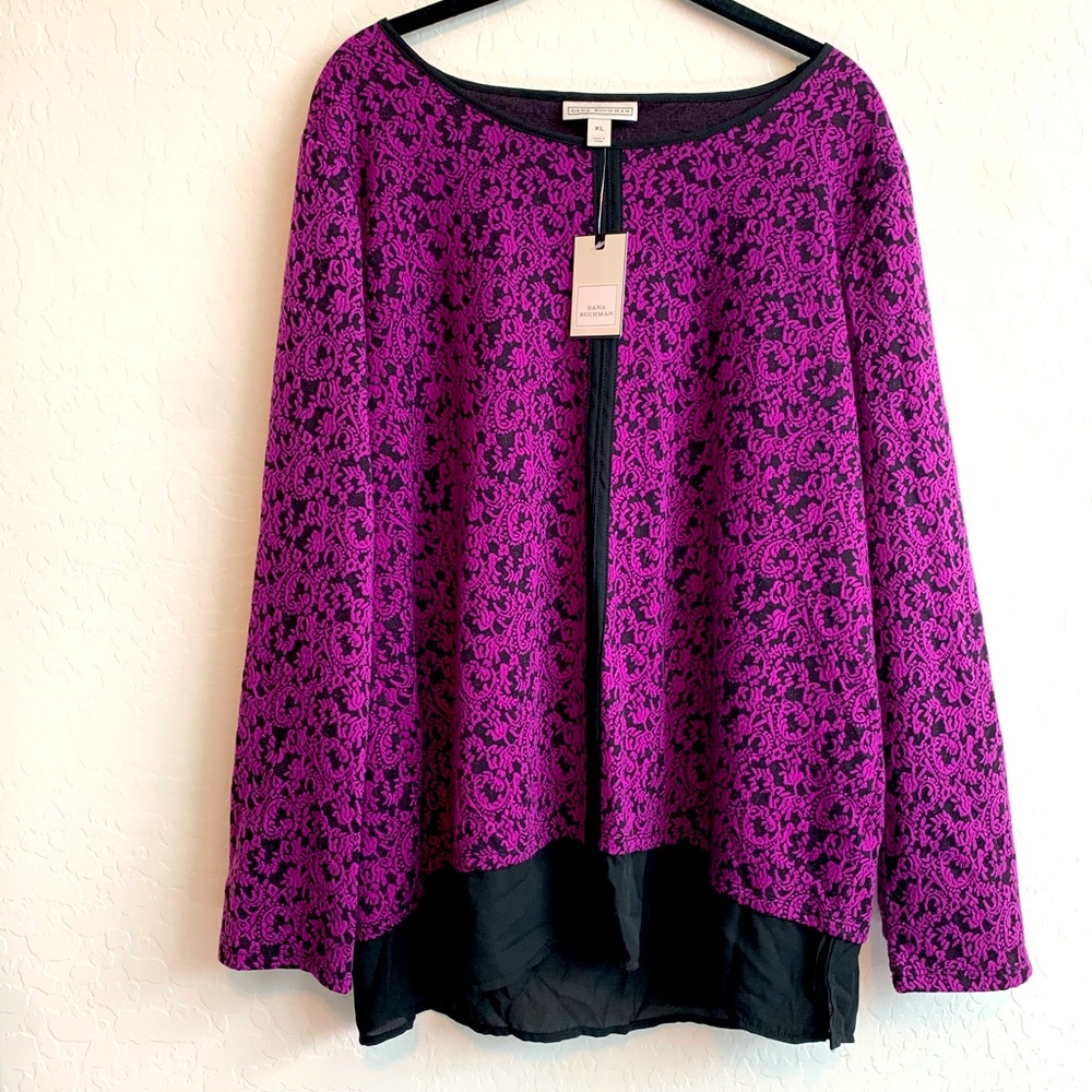 Dana Buchman Floral Blouse